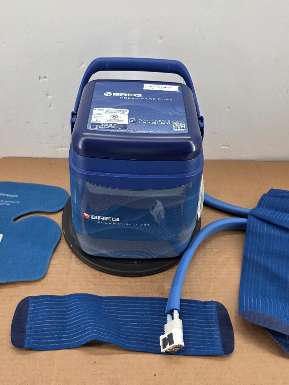 Breg Polarcare Cube Ice Cooling Chest AC Adapter Cold Therapy Wrap on multi use